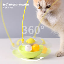 Load image into Gallery viewer, 1Pc Cat Tumbler Toy with Ball Feather Catnip Cat Interactive Feather Toys Pet Bumbler Funny Toy Kitten Toys