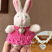 Load image into Gallery viewer, Cartoon Cute Plush Doll Necklace Love Pendant Pearl Chain Delicate Alloy Decoration Accessory For 13cm Master Dog Plush Doll