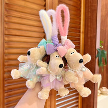 Load image into Gallery viewer, Headmaster Dog Love Transparent Yarn Bow Dress Mini Cute Doll Clothing Plush Toys Accessories Dressing Up Clothes for 13-15cm Doll
