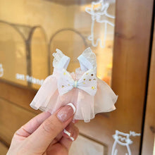 Load image into Gallery viewer, Headmaster Dog Love Transparent Yarn Bow Dress Mini Cute Doll Clothing Plush Toys Accessories Dressing Up Clothes for 13-15cm Doll