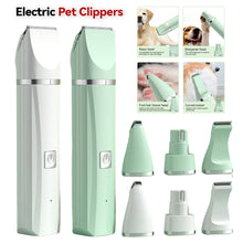 Load image into Gallery viewer, Pet Electric Push Clippers Foot Hair Trimmer Professional Care Supplies Dog Cat Claw Pedicure Artifact Rechargeable Shaver