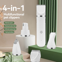 Load image into Gallery viewer, Pet Electric Push Clippers with Led Lights Foot Hair Trimmer Professional Care Supplies Dog Cat Claw Pedicure Artifact Rechargeable Shaver