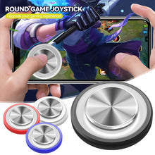 Load image into Gallery viewer, Round Game Joystick For Mobile Phone Rocker Tablet Android Iphone Metal Button Controller Easy Chicken Dinner with box