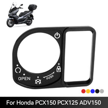 Load image into Gallery viewer, Aluminium Alloy Motorcycle Ignition Switch Cover Electric Lock Button Cover Protector For Honda PCX150 PCX125 ADV150