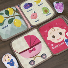 Load image into Gallery viewer, Soft Baby Book Montessori early education quiet cloth book Learning Toys for Babies 0-3 Years and Up Enlightenment Puzzle
