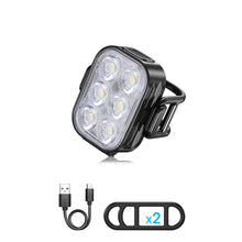 Load image into Gallery viewer, Bicycle Front Headlight Taillight Rear Bright Flashlight Cycling LED Type-C Rear Front Lights for MTB Road Bike Cycling