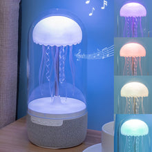 Load image into Gallery viewer, Creative Colorful Jellyfish Mood Lamp with Bluetooth Speaker 3D Surround 1800mAh Sports Jellyfish Speaker with Lights for Home Office