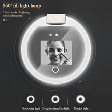 Load image into Gallery viewer, Portable Smart UV Sunscreen Test Mirror with Light 1000mah Rechargeable Vanity Mirror Beauty Sunscreen Makeup Pocket Size Traveling