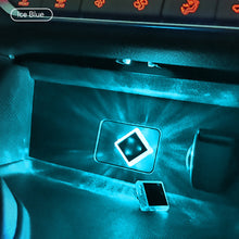 Load image into Gallery viewer, Car Interior USB Ambient Atmosphere Light LED Decorative Signal Lights Auto Reading Lamp Decorations Diamond Triangle