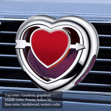 Load image into Gallery viewer, Car Air Freshener Fragrance Diffuser Essential Oil Vent Clip Heart Style Aromatherapy Air Vent Perfume Decoration