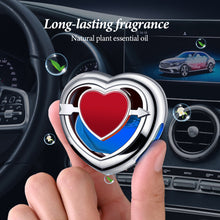 Load image into Gallery viewer, Car Air Freshener Fragrance Diffuser Essential Oil Vent Clip Heart Style Aromatherapy Air Vent Perfume Decoration