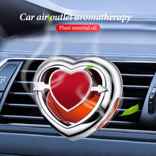 Load image into Gallery viewer, Car Air Freshener Fragrance Diffuser Essential Oil Vent Clip Heart Style Aromatherapy Air Vent Perfume Decoration