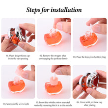 Load image into Gallery viewer, Car Air Freshener Fragrance Diffuser Essential Oil Vent Clip Heart Style Aromatherapy Air Vent Perfume Decoration