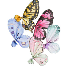 Load image into Gallery viewer, Colorful Butterfly Shaped Paper Wrapped in Flower Paper Kraft Paper Wind Paper Crystal Butterfly Waterproof OPP Film Packaging Paper