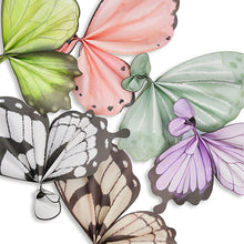 Load image into Gallery viewer, Colorful Butterfly Shaped Paper Wrapped in Flower Paper Kraft Paper Wind Paper Crystal Butterfly Waterproof OPP Film Packaging Paper