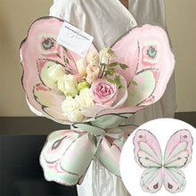 Load image into Gallery viewer, Colorful Butterfly Shaped Paper Wrapped in Flower Paper Kraft Paper Wind Paper Crystal Butterfly Waterproof OPP Film Packaging Paper