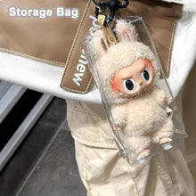 Load image into Gallery viewer, 15cm Transparent Pain Pack Pendant Protective Cover Doll Plush Dustproof Bag Hanging Bag