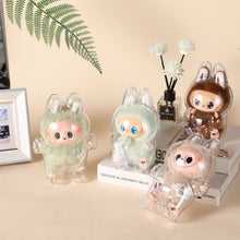 Load image into Gallery viewer, 1Pc Protective Acrylic Storage Case For Plush Dolls Display Bag for Labubu No Doll Acrylic Case Transparent Portable Cable Organizer Box Storage Case