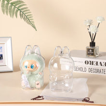 Load image into Gallery viewer, 1Pc Protective Acrylic Storage Case For Plush Dolls Display Bag for Labubu No Doll Acrylic Case Transparent Portable Cable Organizer Box Storage Case