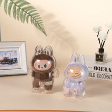 Load image into Gallery viewer, 1Pc Protective Acrylic Storage Case For Plush Dolls Display Bag for Labubu No Doll Acrylic Case Transparent Portable Cable Organizer Box Storage Case