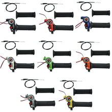 Load image into Gallery viewer, Pair Motorcycle Handlebar Cover Modification Accessories Off-road Vehicle Accelerator Color Handlebar Covers Large Throttle