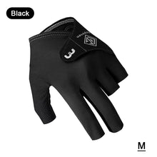 Load image into Gallery viewer, 1PC Fingerless Billiard Gloves For Left Hand Elastic Breathable Non-Slip Thin Snooker Gloves Self-Adhesive Cloth Fixed