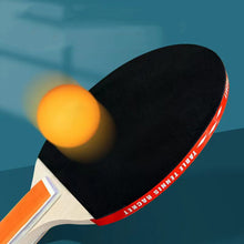 Load image into Gallery viewer, Table Tennis Racket Set Positive And Negative Particle Adhesive Beginner Training Equipment (2 Rackets +3 Balls)