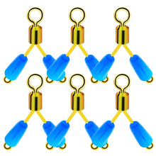 Load image into Gallery viewer, 10PCS Anti-Winding Silicone Quick Furcation Sub-Line Clip Figure 8 Ring Connector Fishing Gear Accessories
