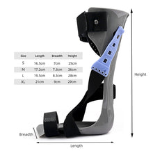 Load image into Gallery viewer, Comfortable Elastic Foot Drop Orthosis Adjustable Ankle Leg Fixation Brace Ankle Support Foot Orthotics Care Tool