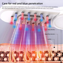 Load image into Gallery viewer, Scalp Massage Medicated Comb Red Blue Light Electric Massage Comb Hair Care Essence Applicator Electric Comb for Scalp Care