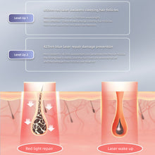 Load image into Gallery viewer, Scalp Massage Medicated Comb Red Blue Light Electric Massage Comb Hair Care Essence Applicator Electric Comb for Scalp Care