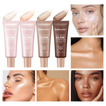 Load image into Gallery viewer, 4 Colors Glow Shiny Liquid Foundation Natural Long-lasting Facial Concealer Moisturizing Foundation Facial Body Makeup Cosmetics