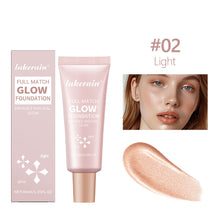 Load image into Gallery viewer, 4 Colors Glow Shiny Liquid Foundation Natural Long-lasting Facial Concealer Moisturizing Foundation Facial Body Makeup Cosmetics