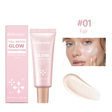 Load image into Gallery viewer, 4 Colors Glow Shiny Liquid Foundation Natural Long-lasting Facial Concealer Moisturizing Foundation Facial Body Makeup Cosmetics