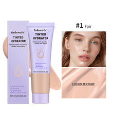 Load image into Gallery viewer, 5 Colors Tinted Moisturizer Waterproof Sweatproof Moisture Even Out Skin Tone Cover Blemishes Semi-matte Finish Facial Cream