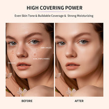 Load image into Gallery viewer, 5 Colors Tinted Moisturizer Waterproof Sweatproof Moisture Even Out Skin Tone Cover Blemishes Semi-matte Finish Facial Cream