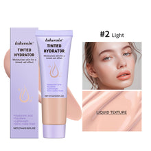 Load image into Gallery viewer, 5 Colors Tinted Moisturizer Waterproof Sweatproof Moisture Even Out Skin Tone Cover Blemishes Semi-matte Finish Facial Cream