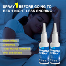 Load image into Gallery viewer, Snoring Spray Mild Anti-snoring Nasal Liquid Relieve Nasal Congestion Improve Sleep Quality Anti-snoring Spray Health Care