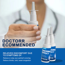 Load image into Gallery viewer, Snoring Spray Mild Anti-snoring Nasal Liquid Relieve Nasal Congestion Improve Sleep Quality Anti-snoring Spray Health Care