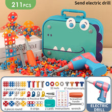 Load image into Gallery viewer, 156/211/351pcs Children's Toolbox Set Simulation Repair Tools Electric Drill Screwdriver Tool Kit Pretend Play Toy Plastic Toy
