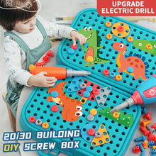 Load image into Gallery viewer, 156/211/351pcs Children's Toolbox Set Simulation Repair Tools Electric Drill Screwdriver Tool Kit Pretend Play Toy Plastic Toy