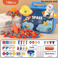 Load image into Gallery viewer, 156/211/351pcs Children's Toolbox Set Simulation Repair Tools Electric Drill Screwdriver Tool Kit Pretend Play Toy Plastic Toy
