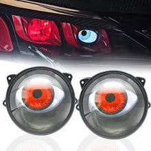 Load image into Gallery viewer, 3 Inch Car Dynamic Devil Eyes Lens Lights 12-36V Demon Red Eye Headlight Assembly Auto Retrofit Accessories