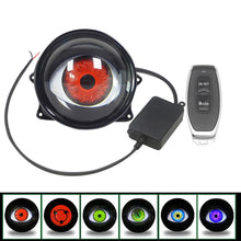 Load image into Gallery viewer, 3 Inch Car Dynamic Devil Eyes Lens Lights 12-36V Demon Red Eye Headlight Assembly Auto Retrofit Accessories