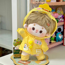Load image into Gallery viewer, For 10/20CM Cotton Doll Raincoats Cartoon Plush Doll Replacement Outfit Playing House Accessories Mini Clothes