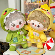 Load image into Gallery viewer, For 10/20CM Cotton Doll Raincoats Cartoon Plush Doll Replacement Outfit Playing House Accessories Mini Clothes