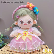 Load image into Gallery viewer, For 20CM Cotton Doll Dresses Cartoon Plush Doll Replacement Outfit Playing House Accessories Mini Clothes