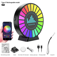 Load image into Gallery viewer, Intelligent Car Wireless Remote Control Aromatherapy Lamp APP Control Music Rhythm Light Air Freshener Atmosphere Light