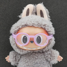 Load image into Gallery viewer, For Labubu Glasses 6.5cm Cute Plastic Glasses for 15cm Labubu Macaron and 60cm BJD Dolls and 1/3 BJD Dolls Toy Glasses Accessories