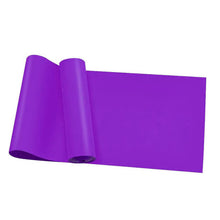 Load image into Gallery viewer, Colorful Yoga Resistance Band Long Training Stretch Bands for Physical Therapy Lower Body home Strength Elastic Exercise Bands